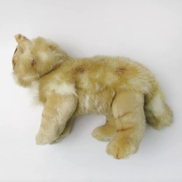 Demdaco 13" Maine Coon Cat Ginger Orange Striped Kitty Plush - Picture 6 of 11